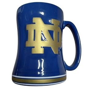 Notre Dame Fighting Irish Boelter Brands Blue Gold Ceramic Mug Stein 2011 NCAA